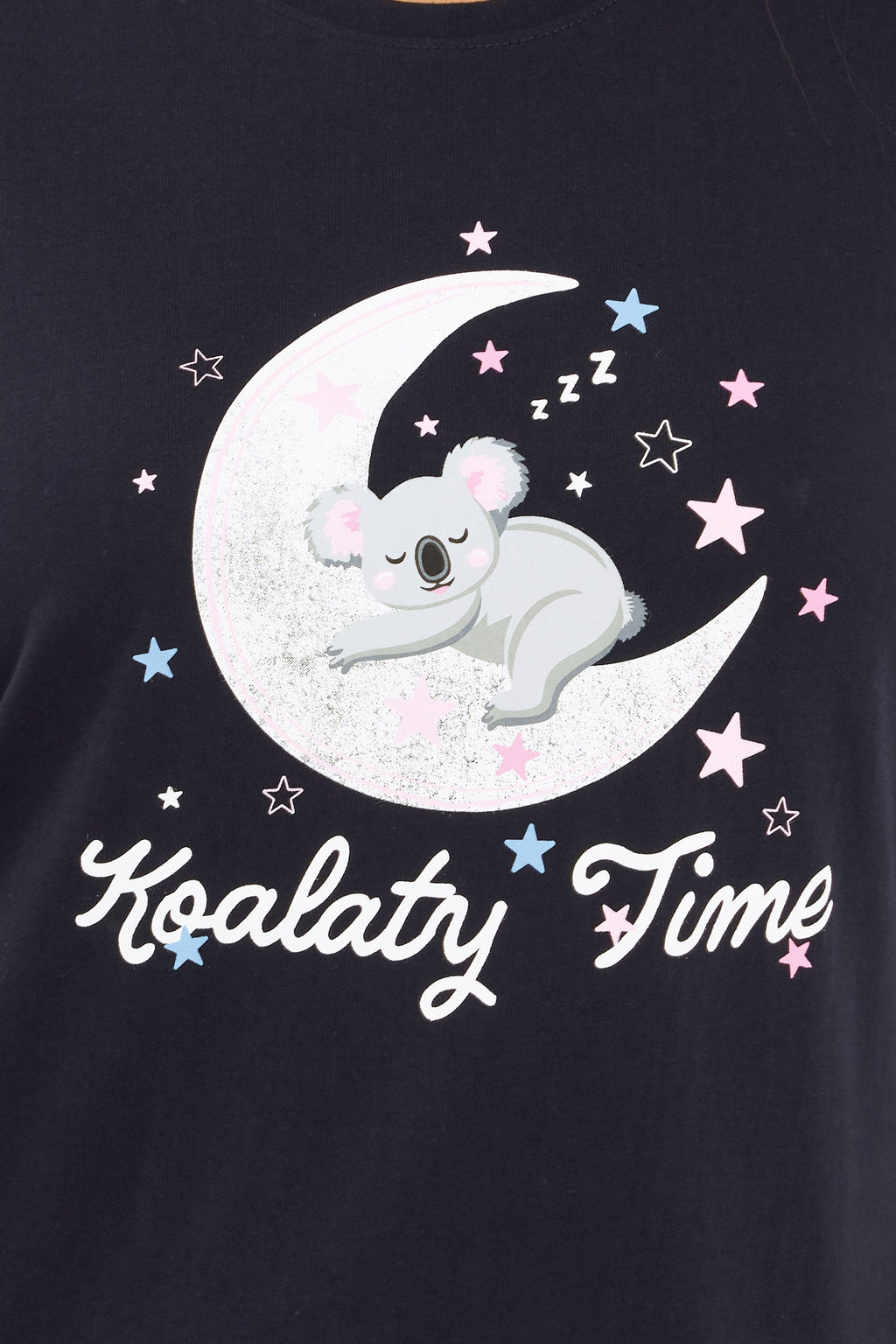  YOURS Curve Lot De 2 Chemises De Nuit Midaxi Bleu Marine « Koalaty Time »