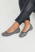  Ballerines Noires à Strass Pieds Larges E