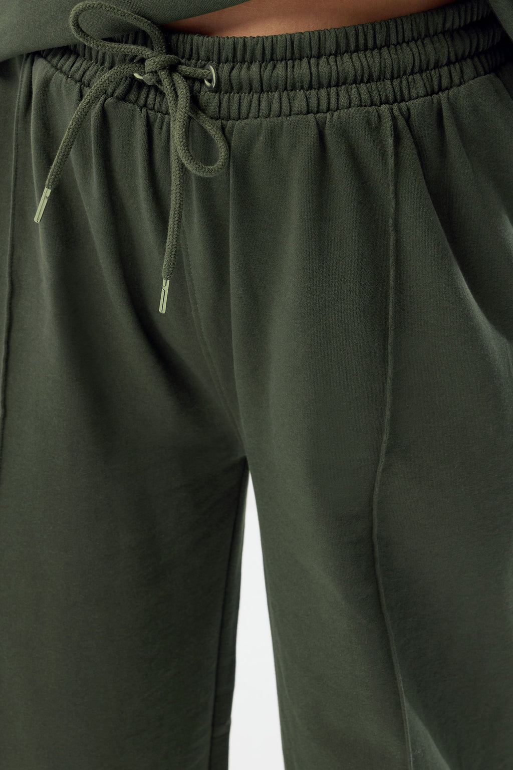  YOURS - Ensemble Sweat-shirt Ras Du Cou Et Jogging Vert Kaki