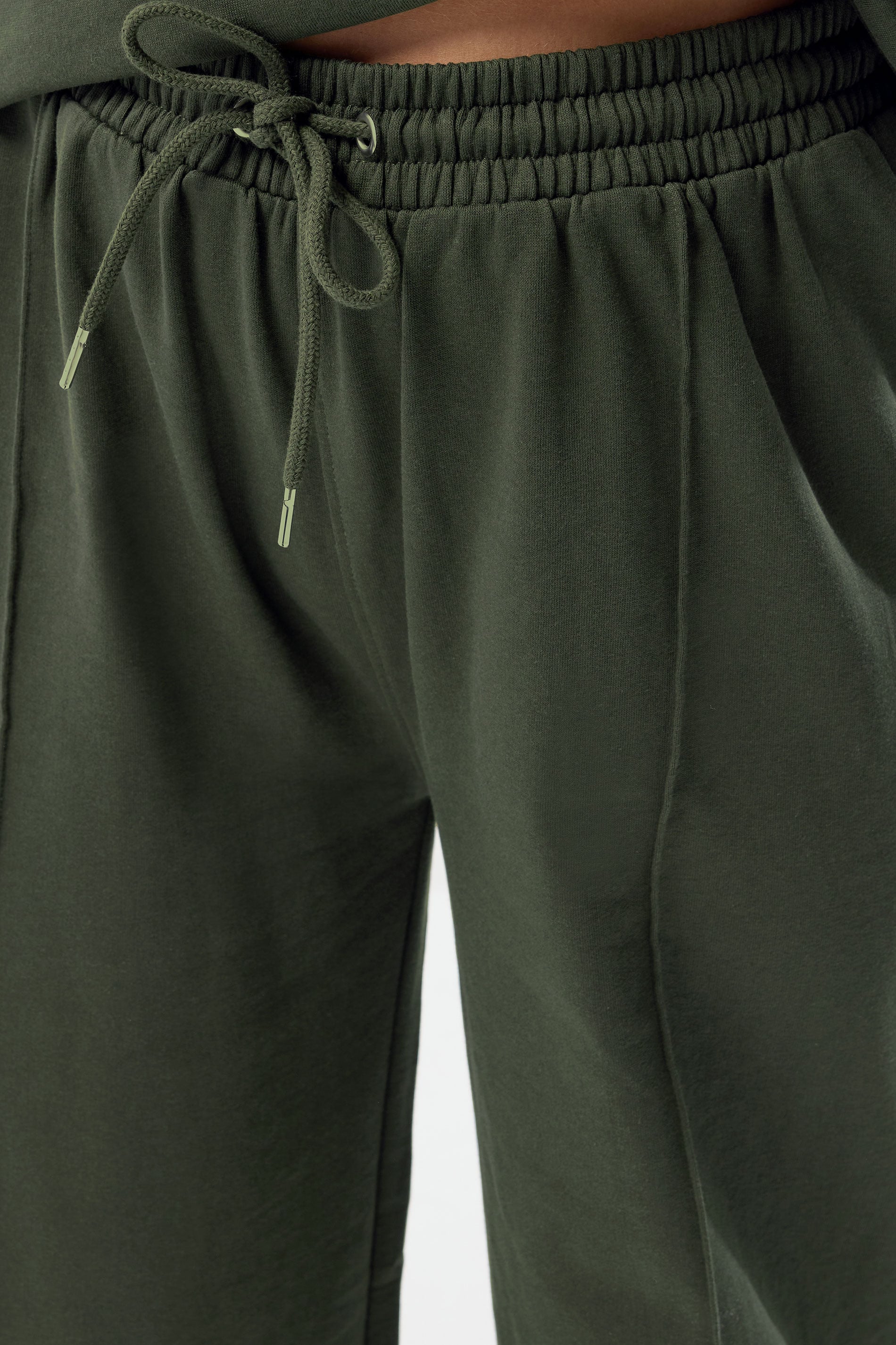  YOURS - Ensemble Sweat-shirt Ras Du Cou Et Jogging Vert Kaki