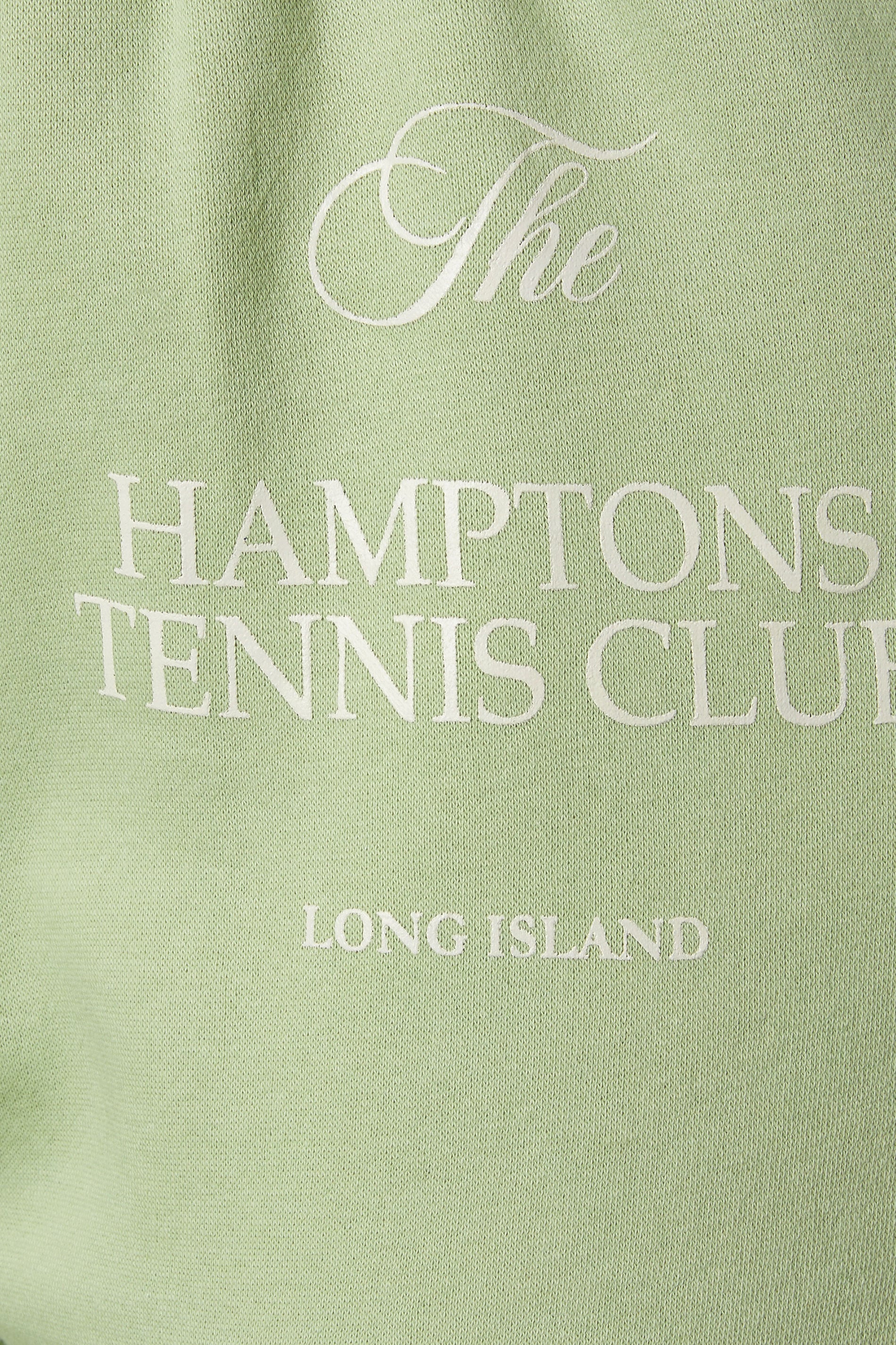  LIMITED COLLECTION - Short En Jersey Vert Pastel 'Tennis Club'