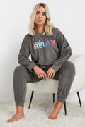  YOURS - Ensemble Loungewear Gris 'And Relax'