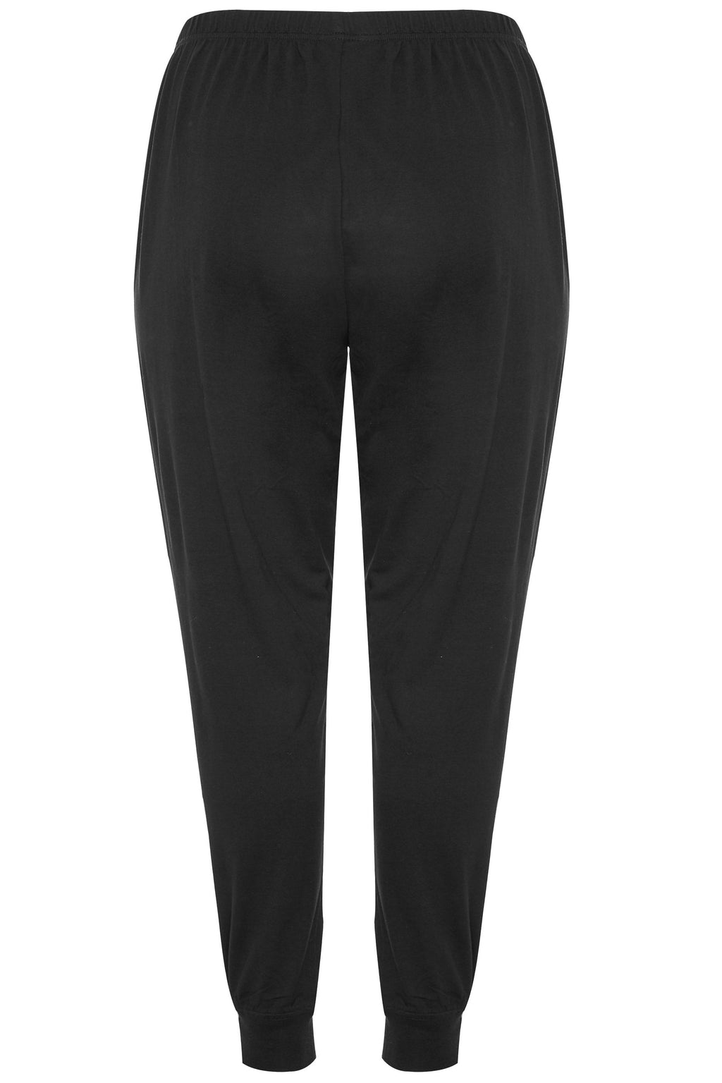  Bas De Pyjama Noir En Jersey