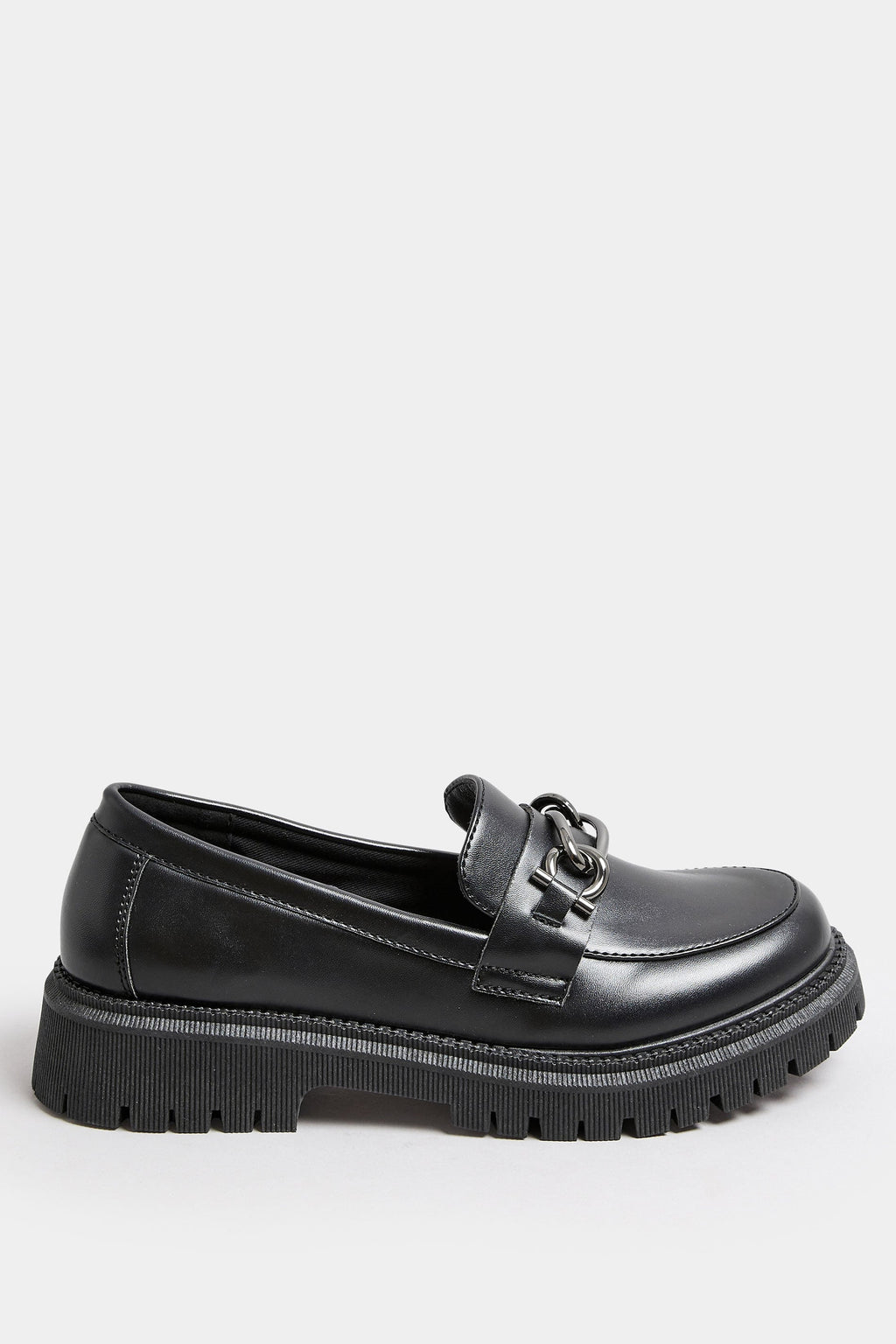  Mocassins Noirs Chunky Pieds Larges E
