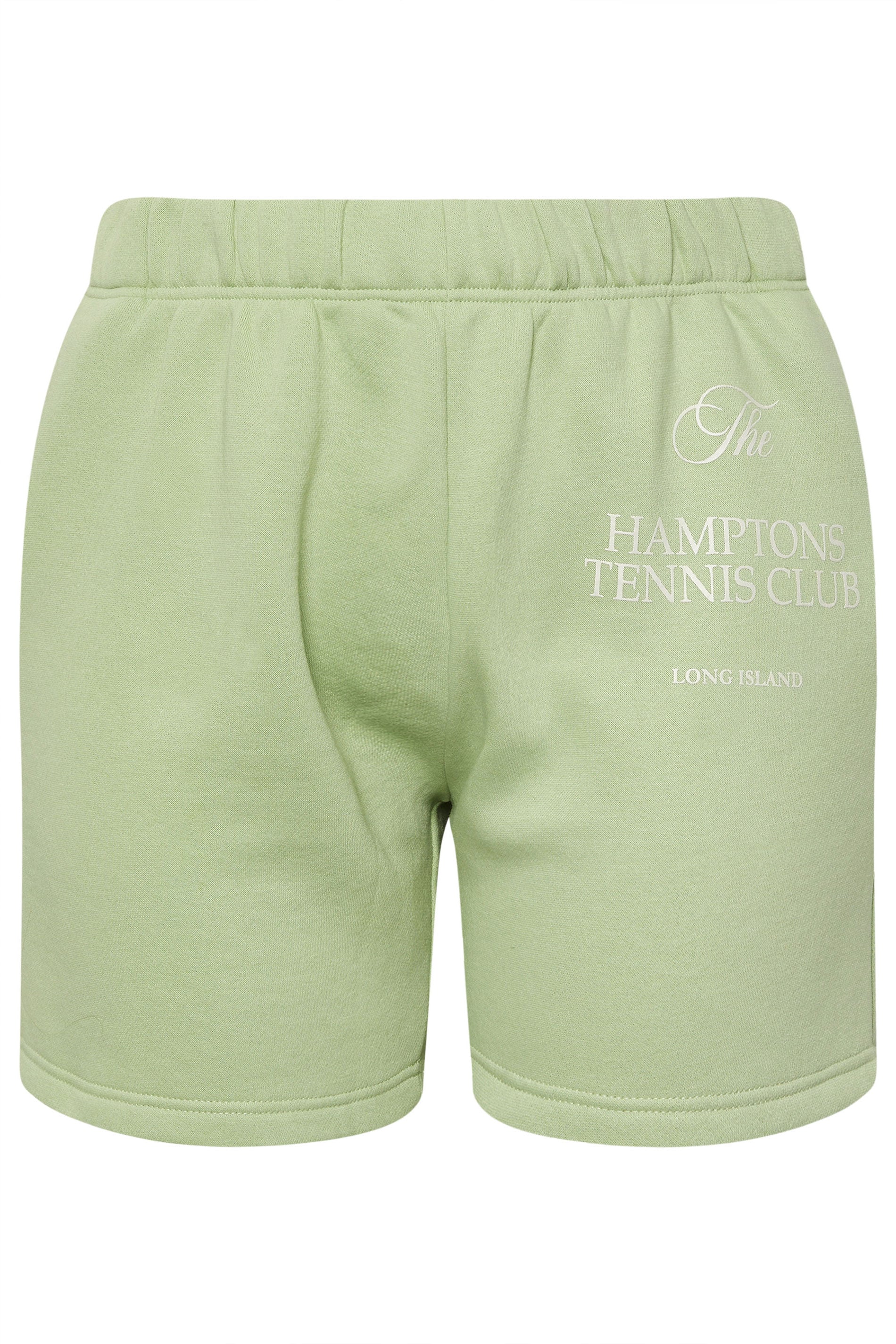  LIMITED COLLECTION - Short En Jersey Vert Pastel 'Tennis Club'