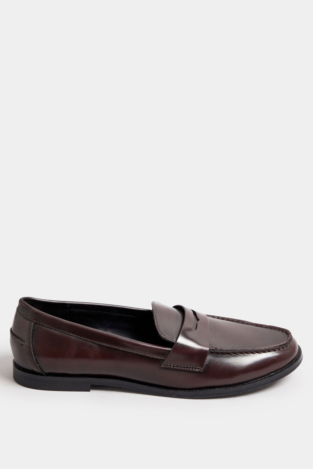  LTS Burgundy Red Patent Loafers In Standard Fit