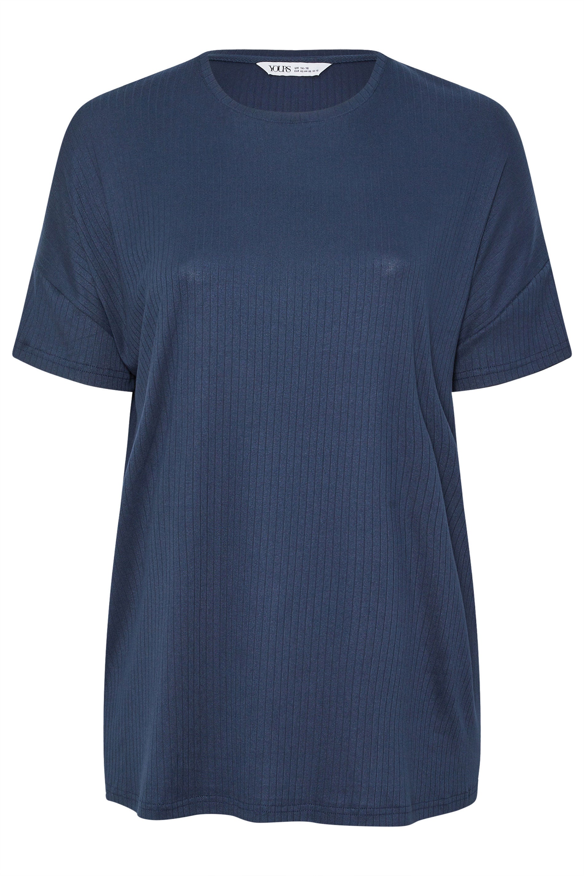  YOURS - Haut De Pyjama Bleu Marine Nervuré En Jersey