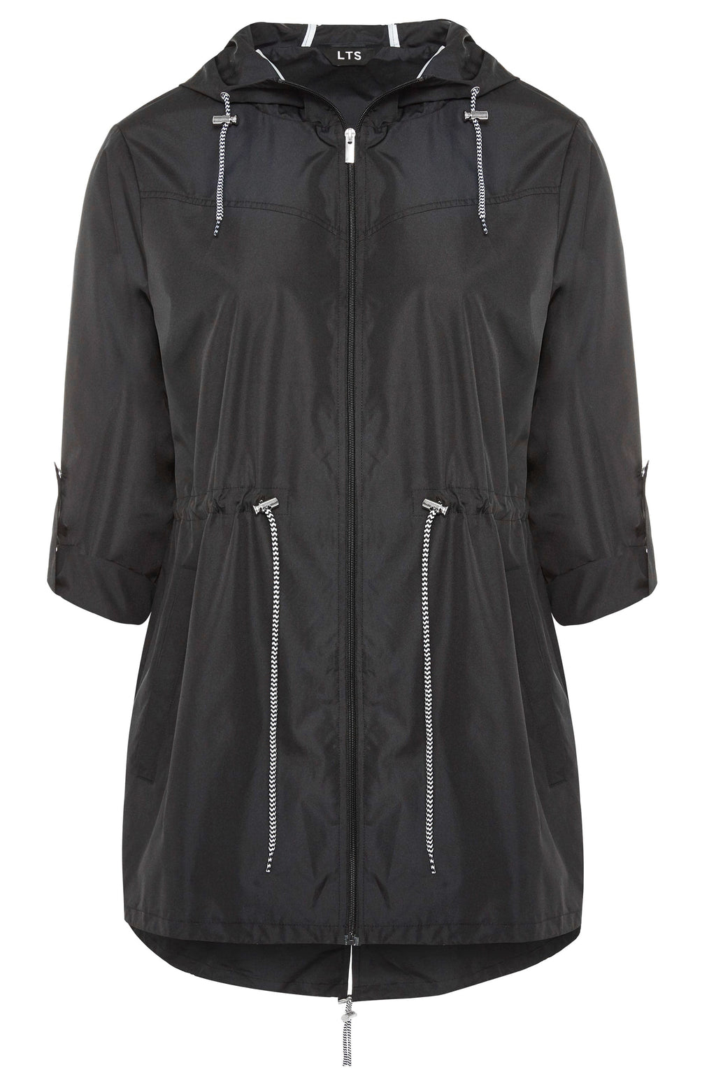  LTS Tall Black Pocket Parka