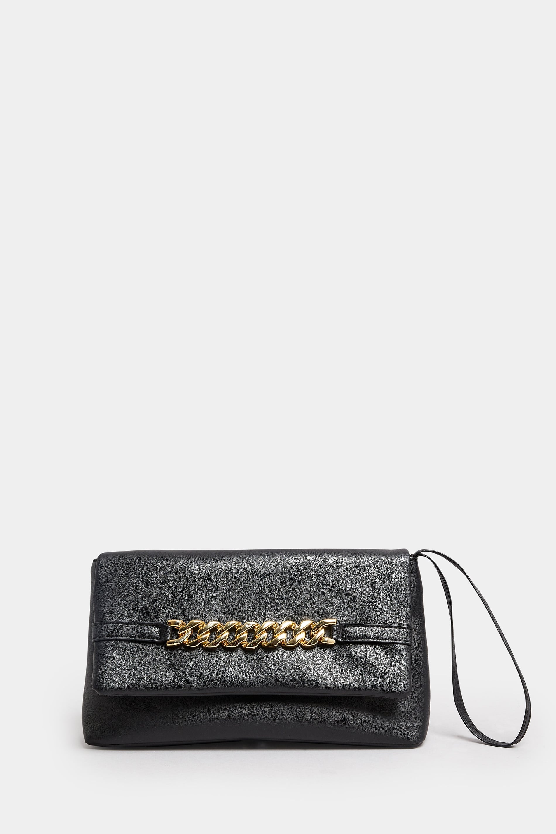  Sac à Main Noir Chaîne Effet Cuir