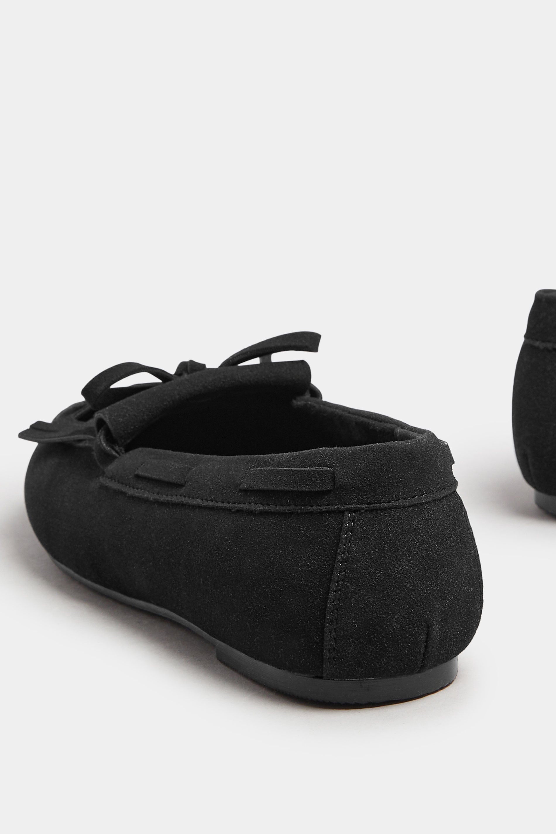  Mocassins à Franges En Simili-daim Noir, Coupe Extra Large EEE