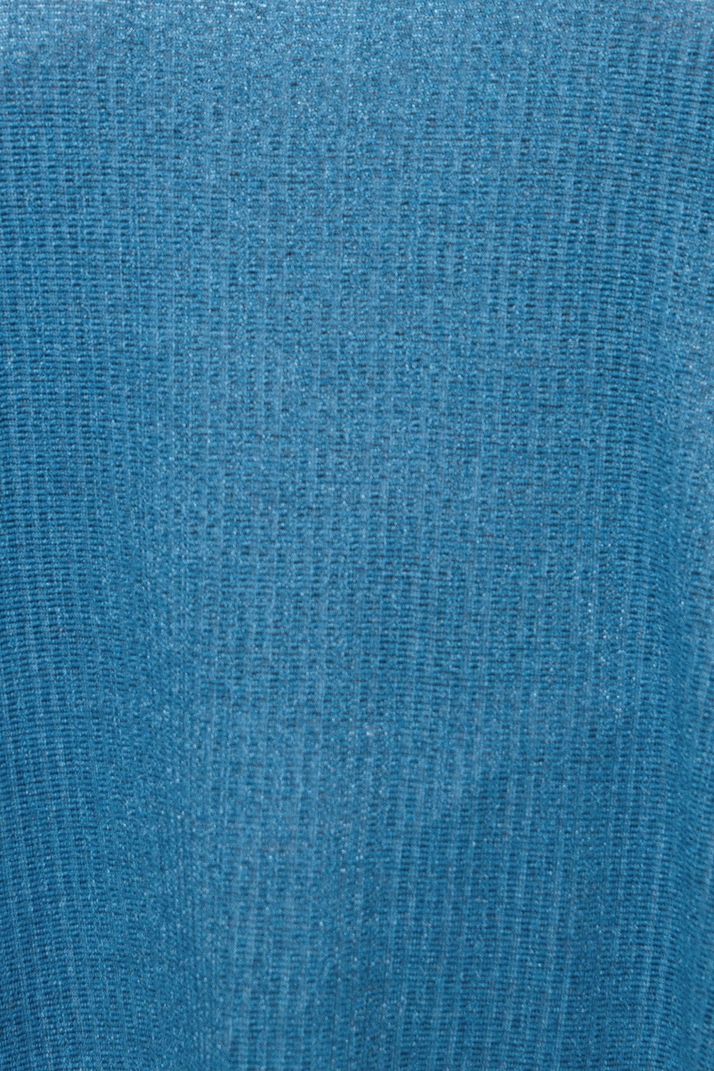  YOURS Curve T-shirt Bleu Côtelé Doux Au Toucher