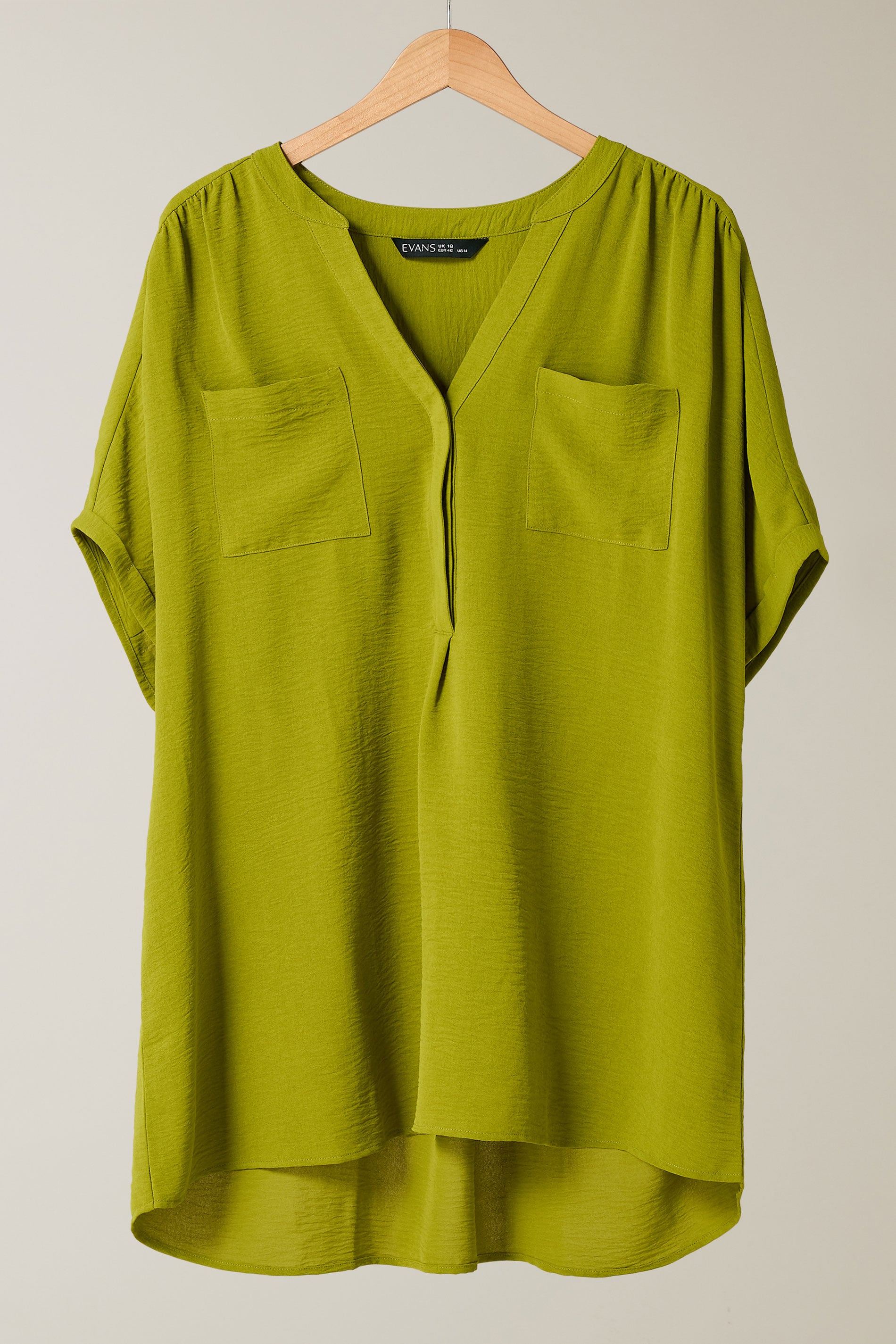  EVANS Curve Chartreuse Green Overhead Utility Shirt
