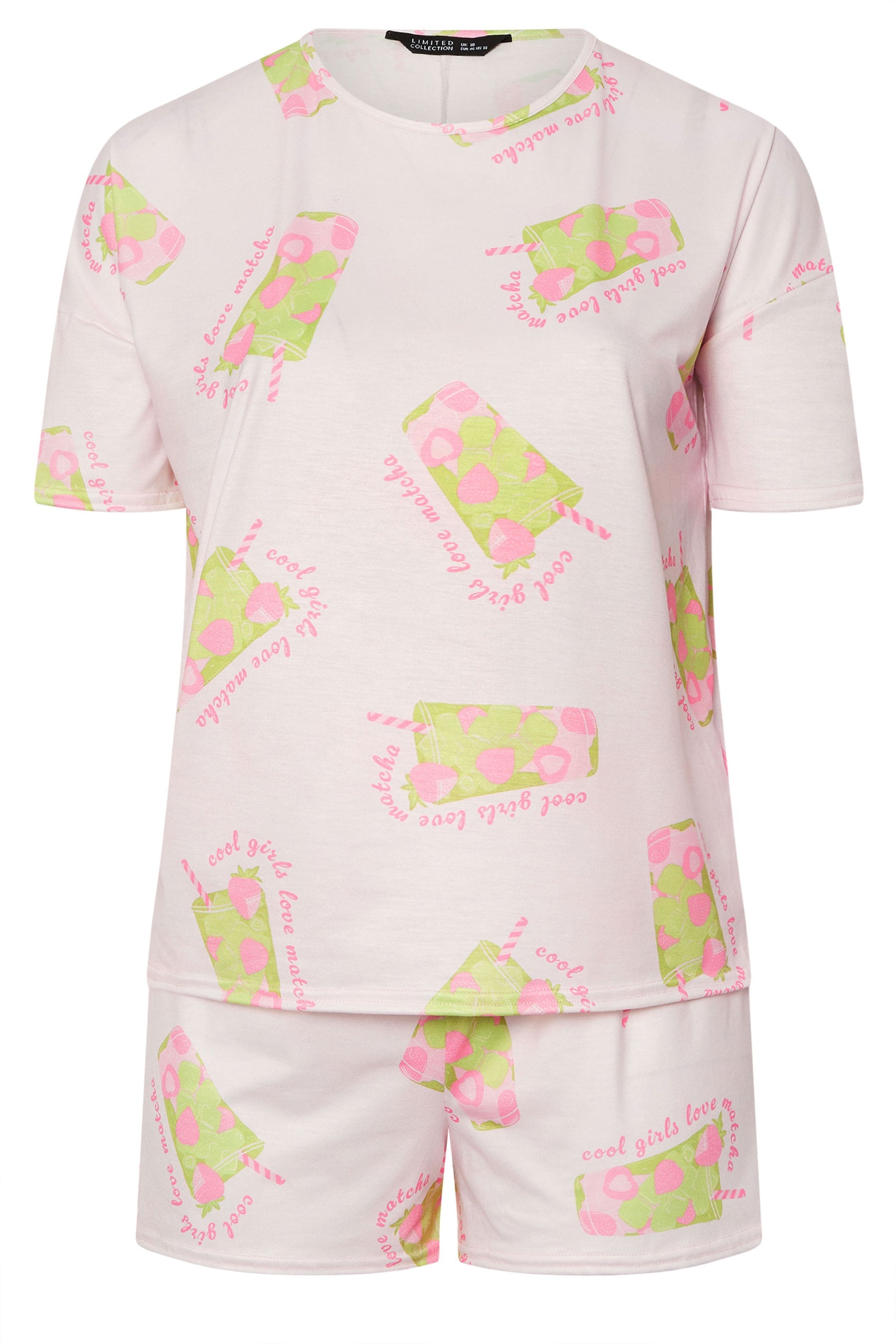  LIMITED COLLECTION - Ensemble De Pyjama Rose Poudré Matcha
