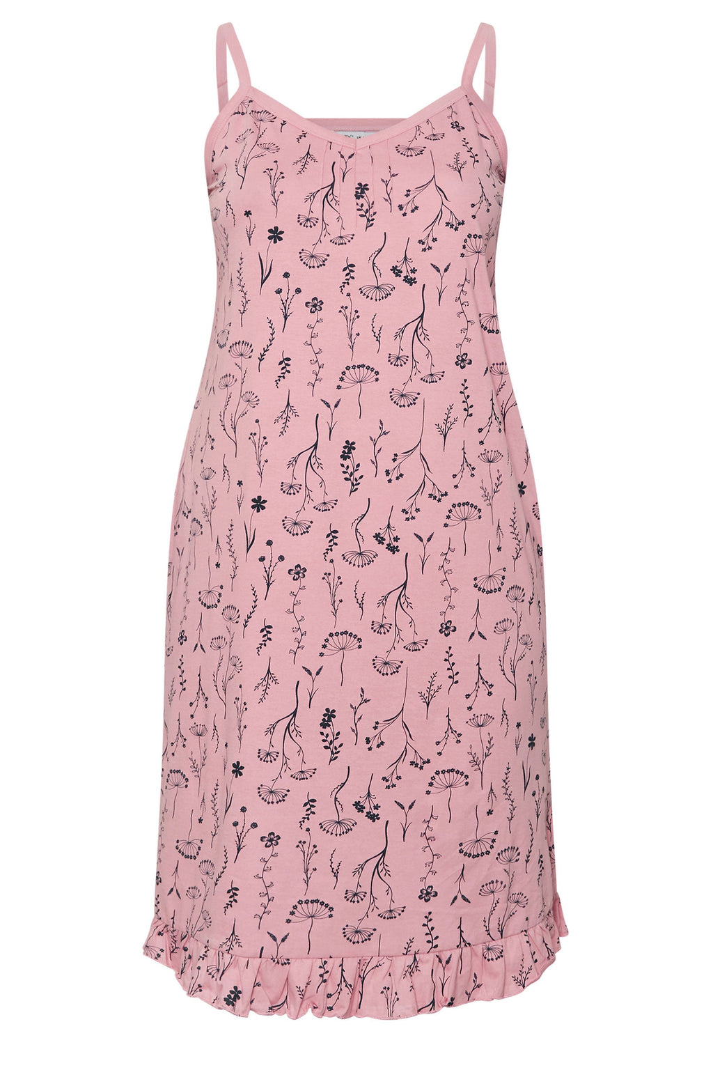  YOURS - Chemise De Nuit Rose & Bleue Floral