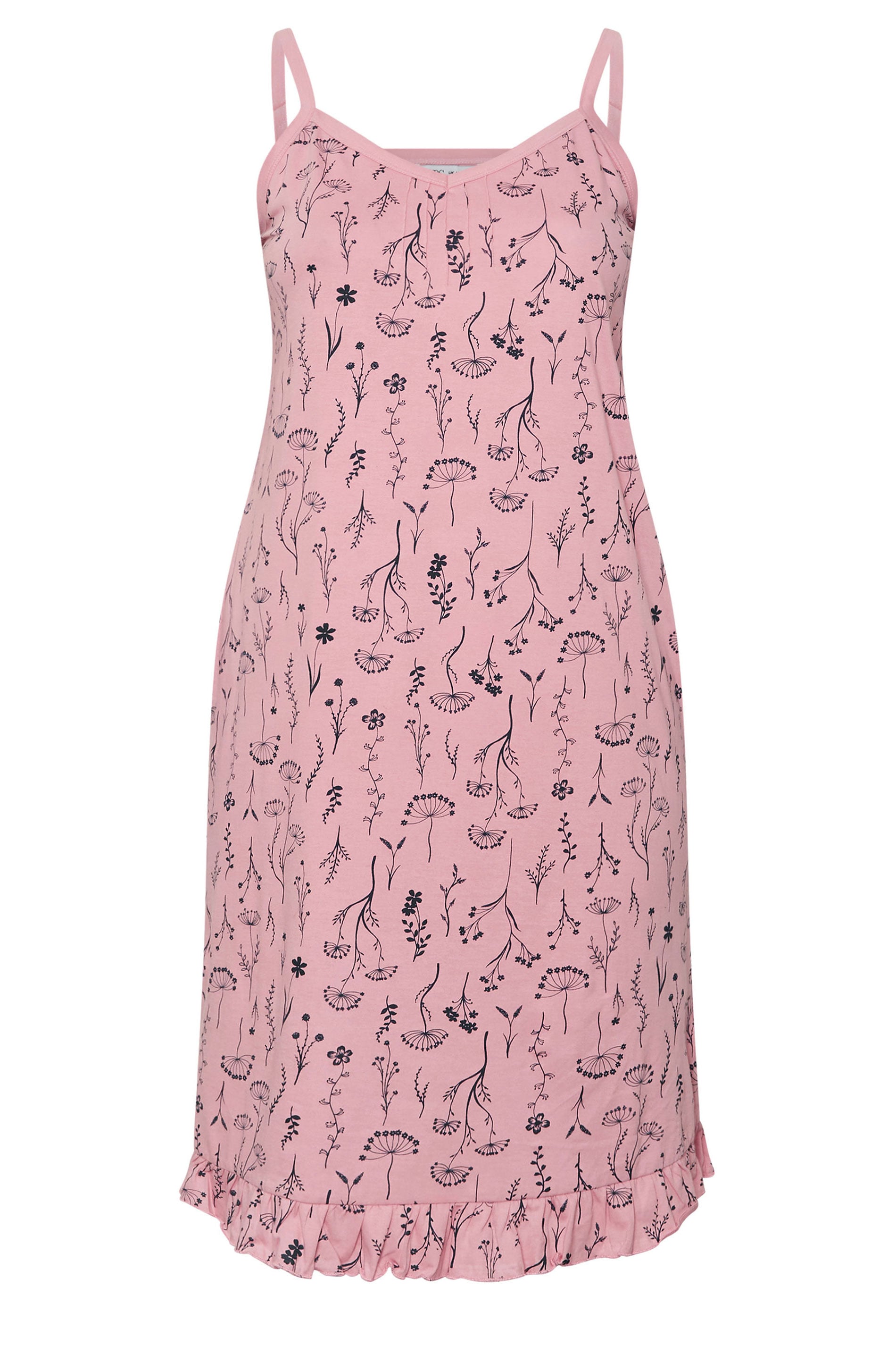 YOURS - Chemise De Nuit Rose & Bleue Floral
