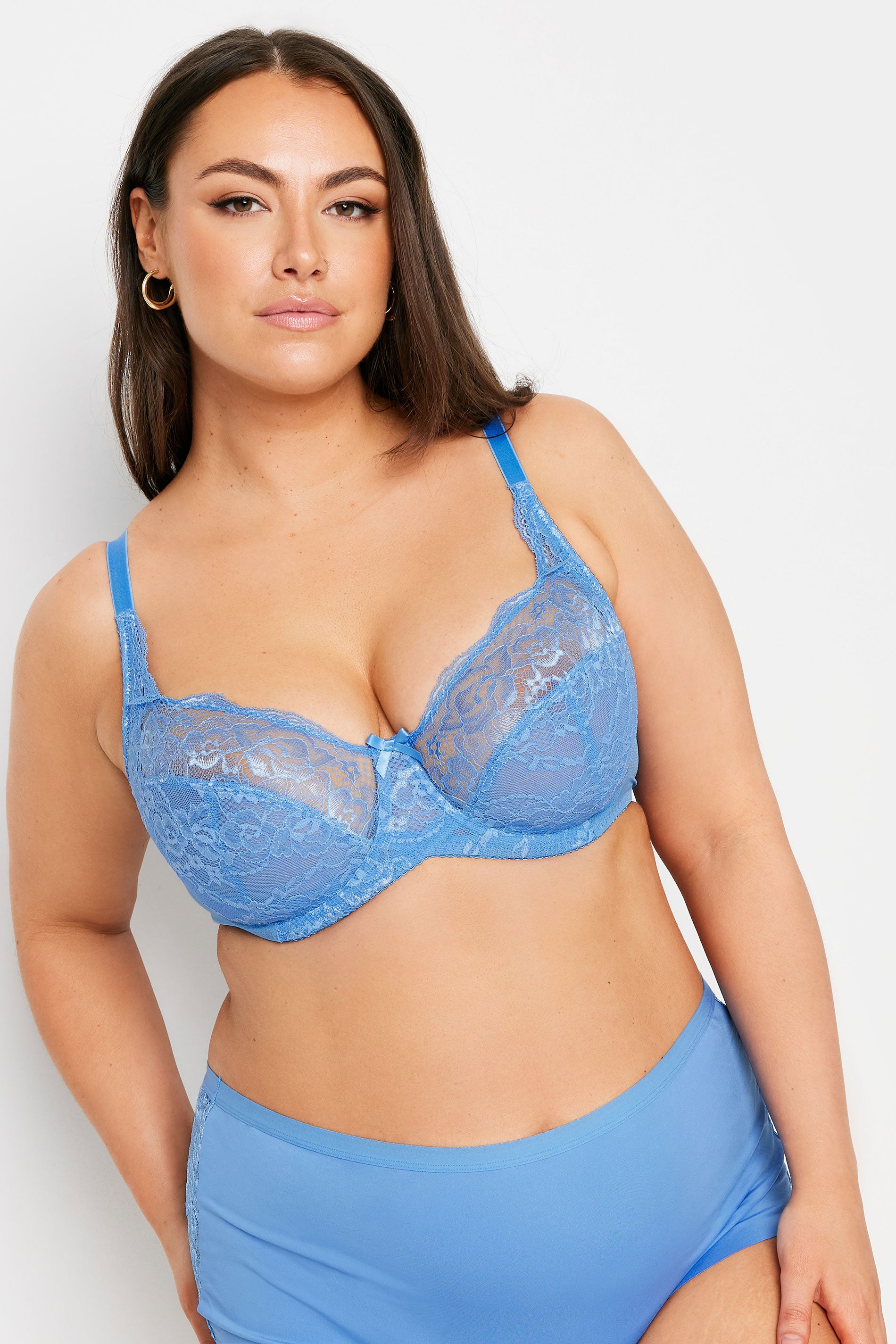  YOURS - Soutien-Gorge Bleu Ciel Design Dentelle