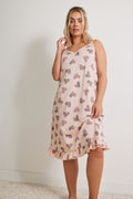  YOURS - Chemise De Nuit Rose Pastel Imprimé Coeurs