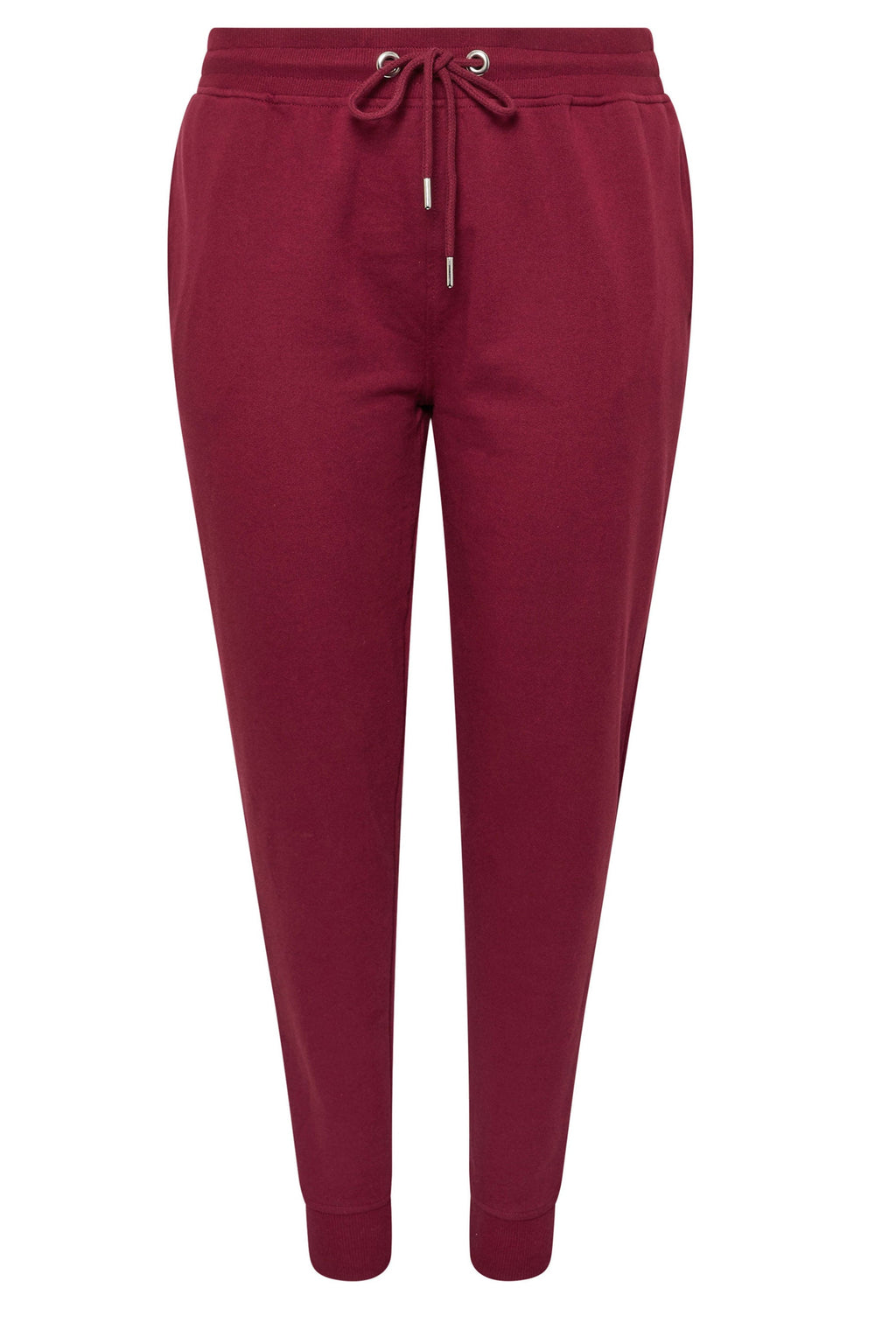  YOURS - Jogging Bordeaux Taille Élastique En Jersey
