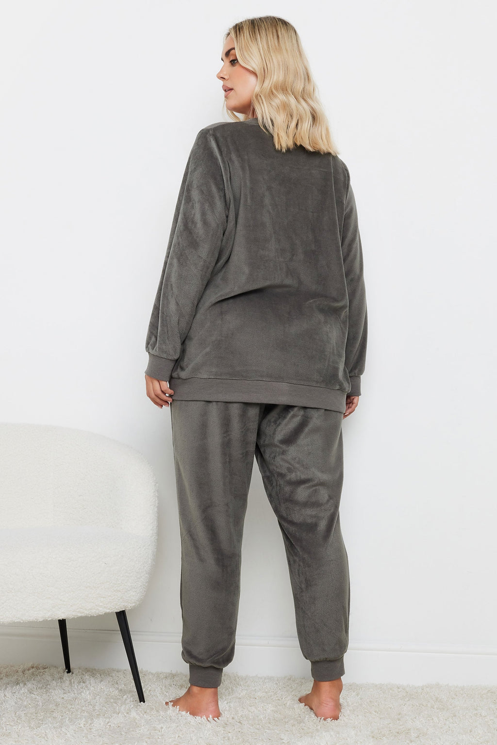 YOURS - Ensemble Loungewear Gris 'And Relax'
