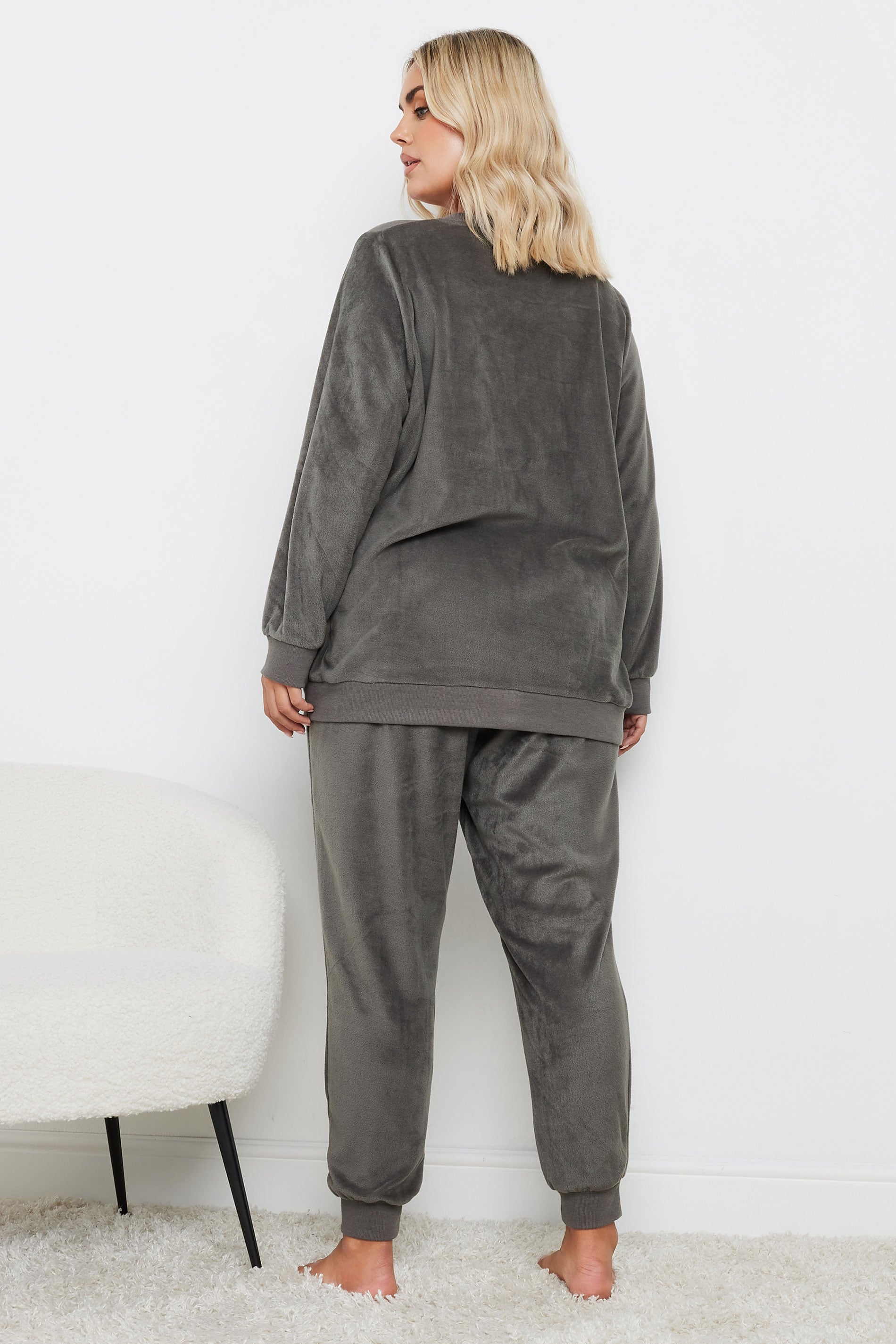  YOURS - Ensemble Loungewear Gris 'And Relax'