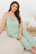  YOURS - Ensemble De Pyjama Vert Sauge Coeurs