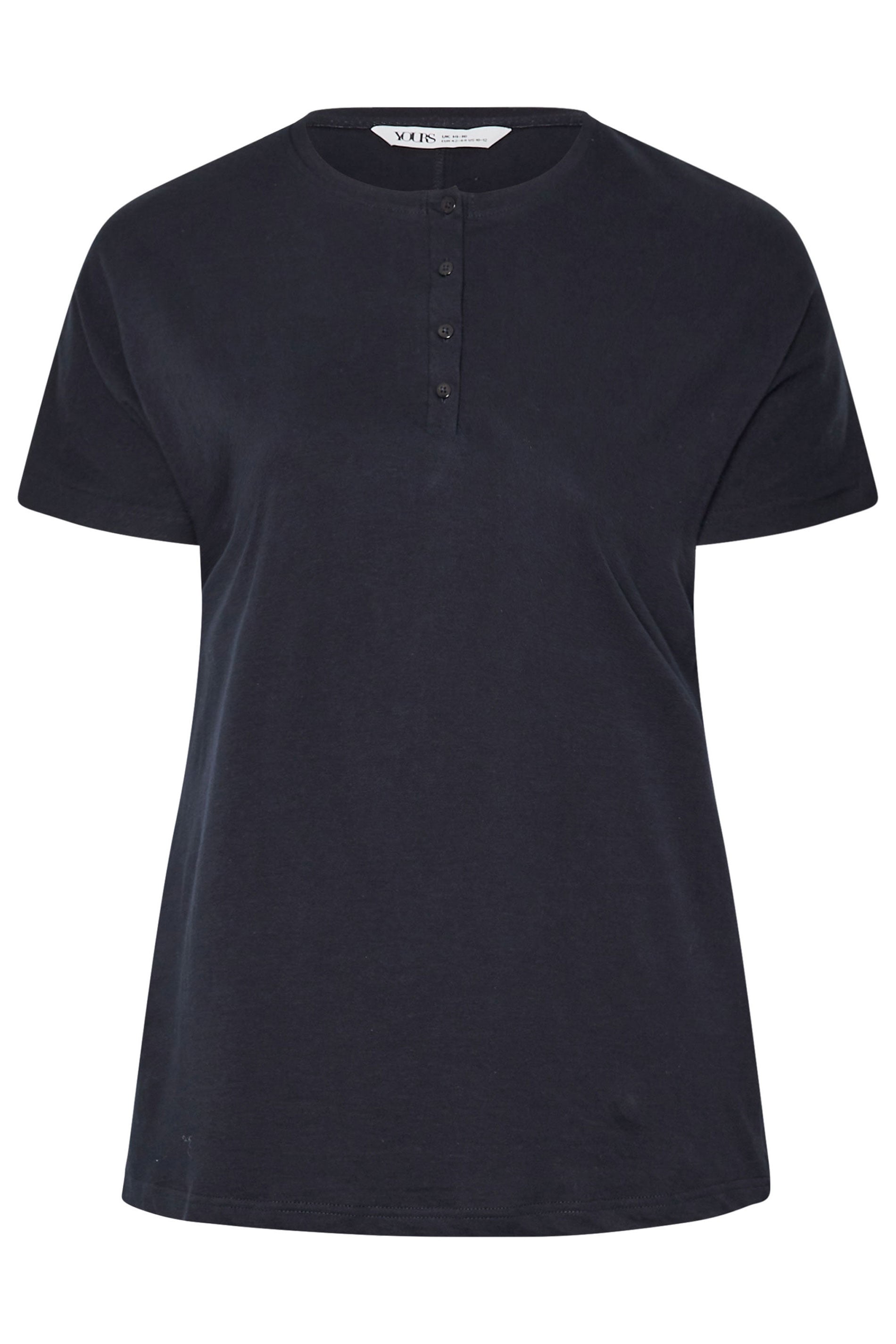  YOURS - Haut De Pyjama Bleu Marine En Coton
