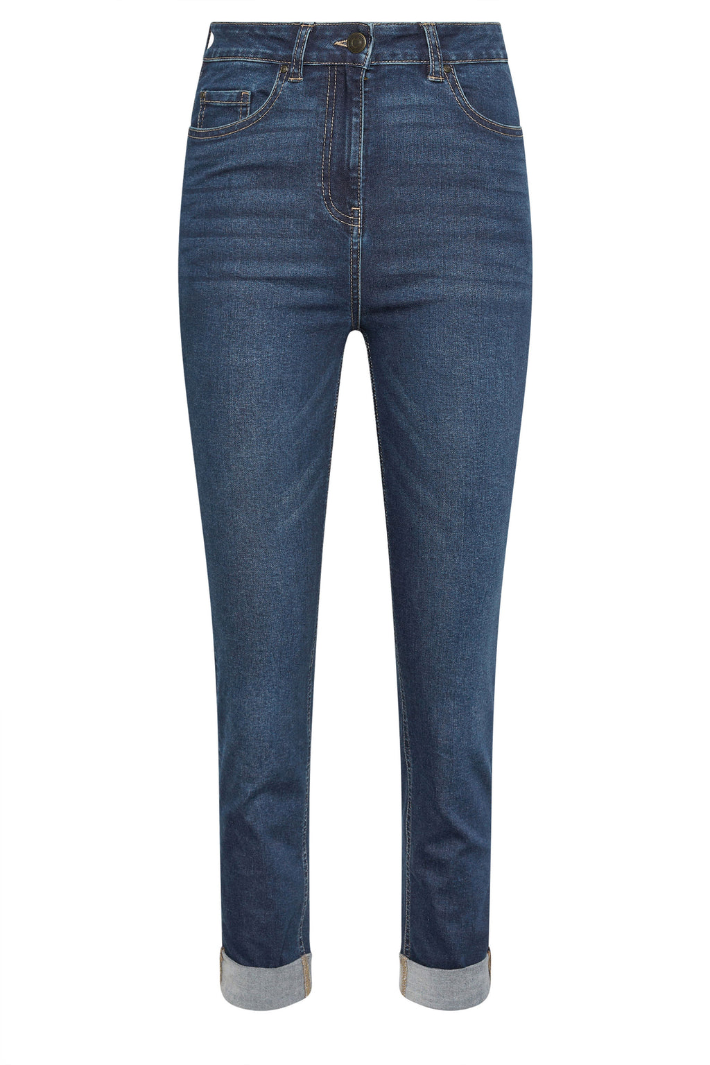  LTS Tall Blue Mid Wash Cigarette Jeans