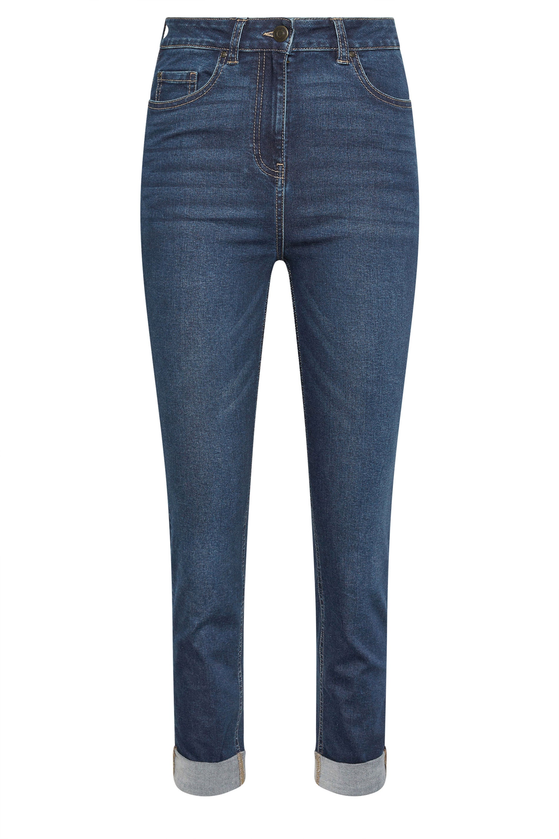  LTS Tall Blue Mid Wash Cigarette Jeans