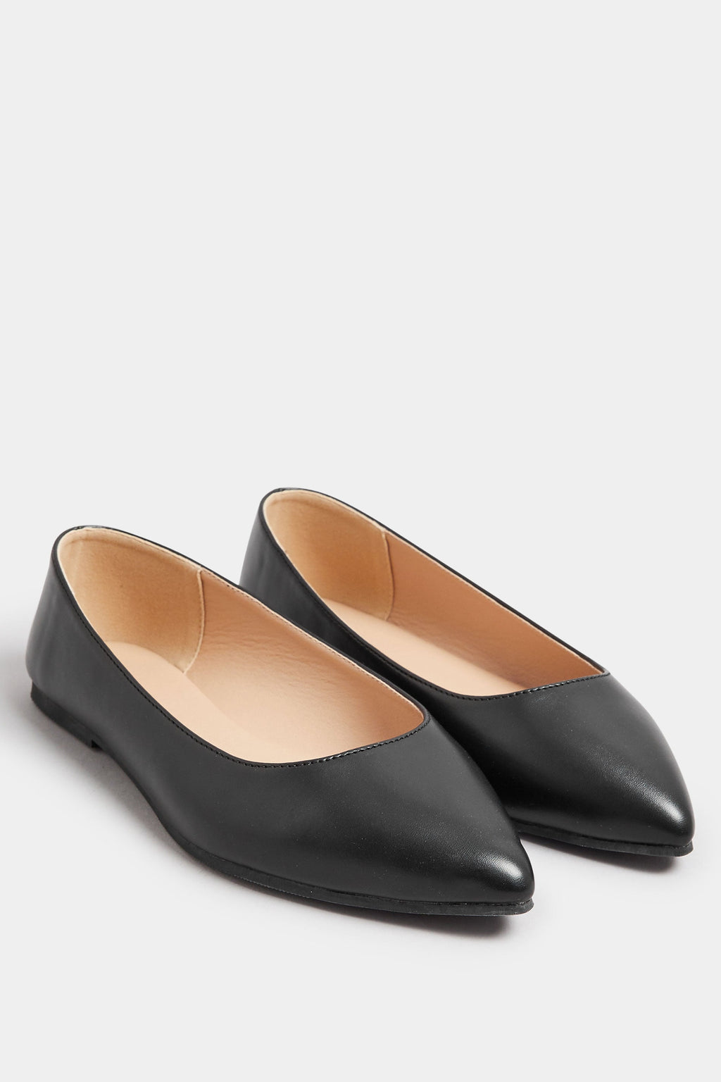  Ballerines Noires Pointues Pieds Extra Larges EEE