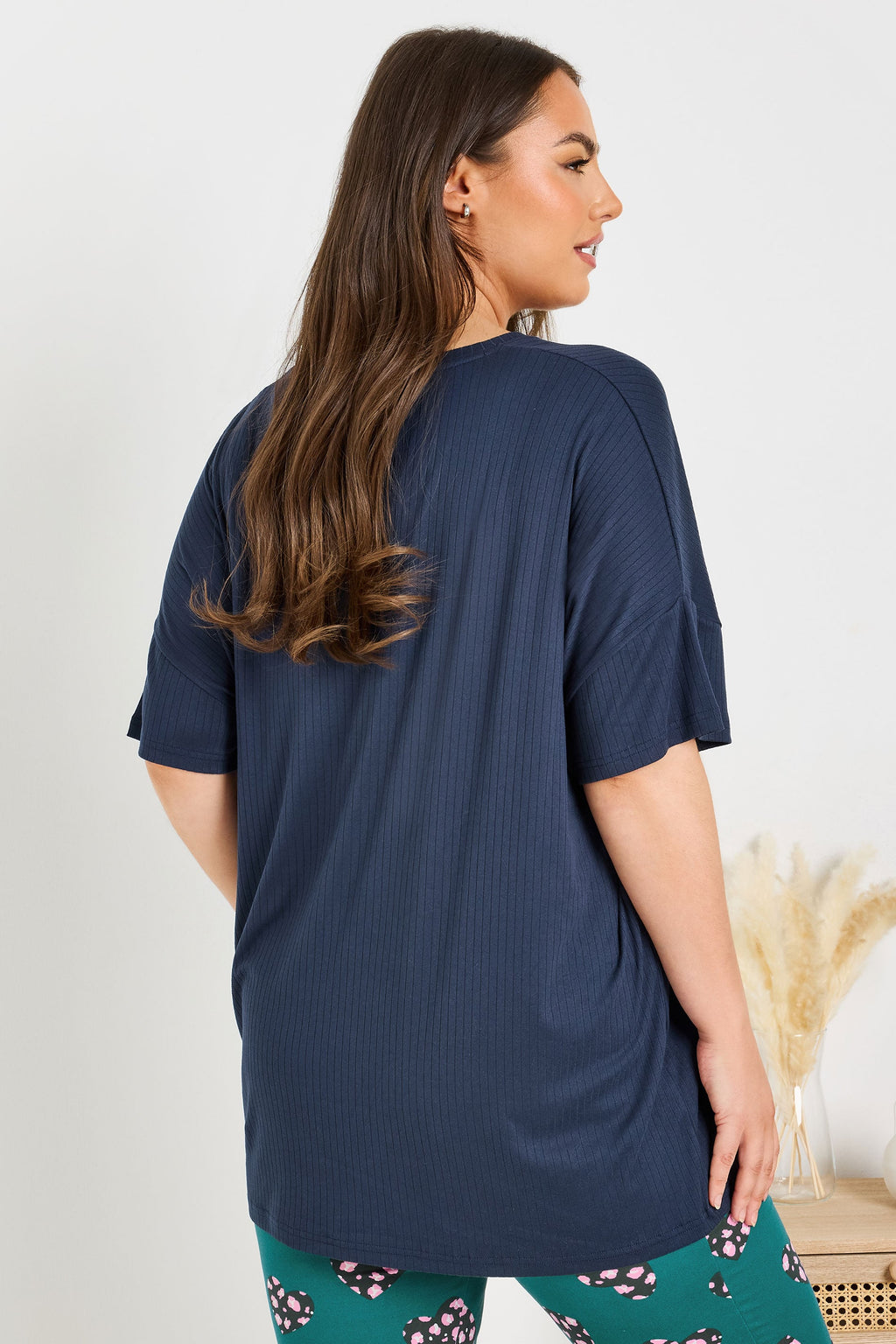  YOURS - Haut De Pyjama Bleu Marine Nervuré En Jersey